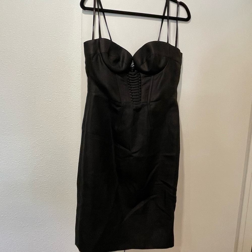 Elegant Black Versace Corcet  Dress‎
